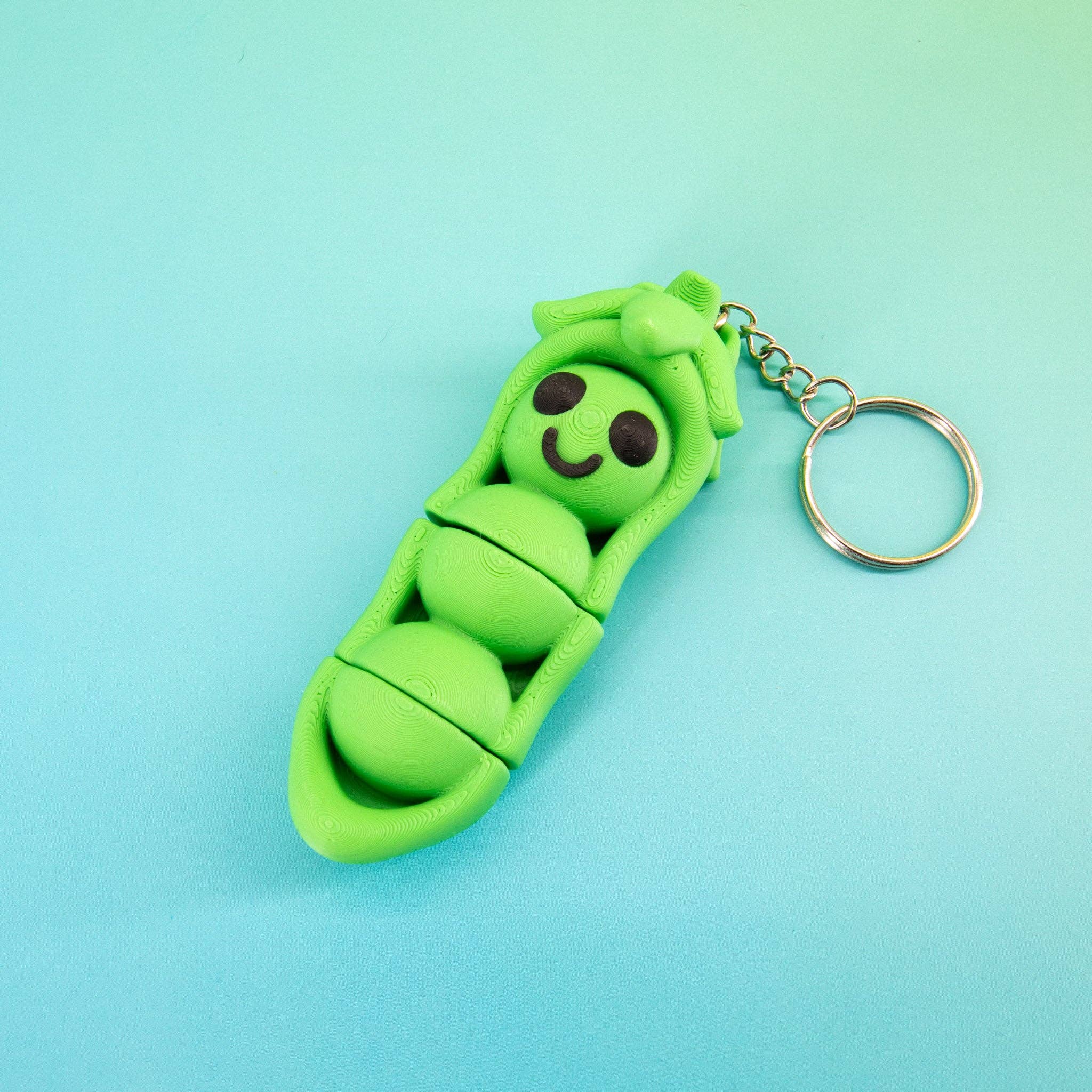 Super Fantastic - Wholesale Keychain - Unisex - Pea Pod Fidget Food Keychain