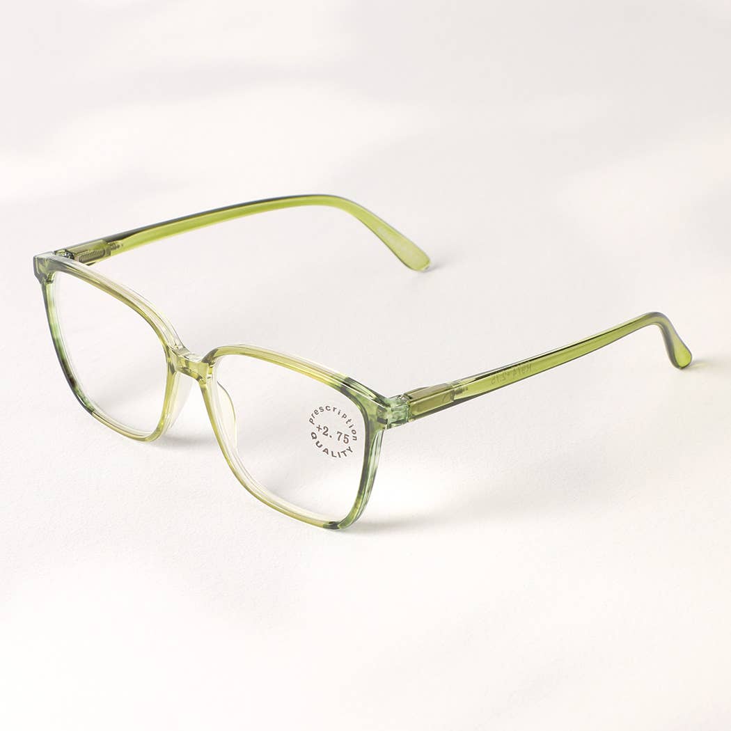 ASSORTED COLORS Colorful Oversized Square Shape Reading Glasses for wholesale on Faire4
