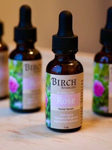 Sérum Visage Rose pour la vente par Birch Botanicals
