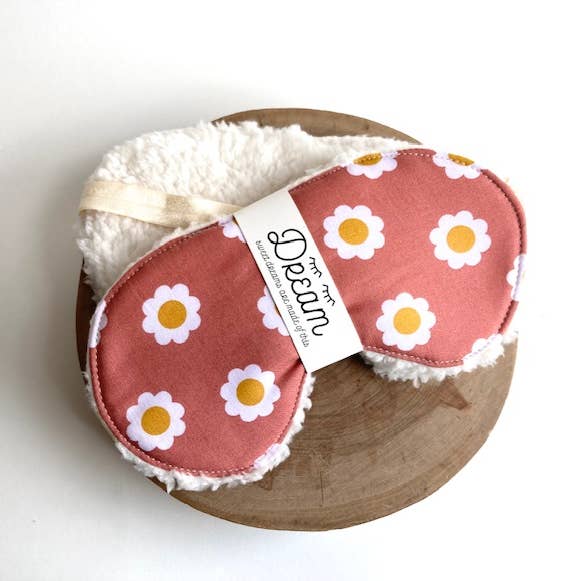 Little Man - Wholesale Sleep/eye mask - Sleep Mask / Terra Cotta Daisy0