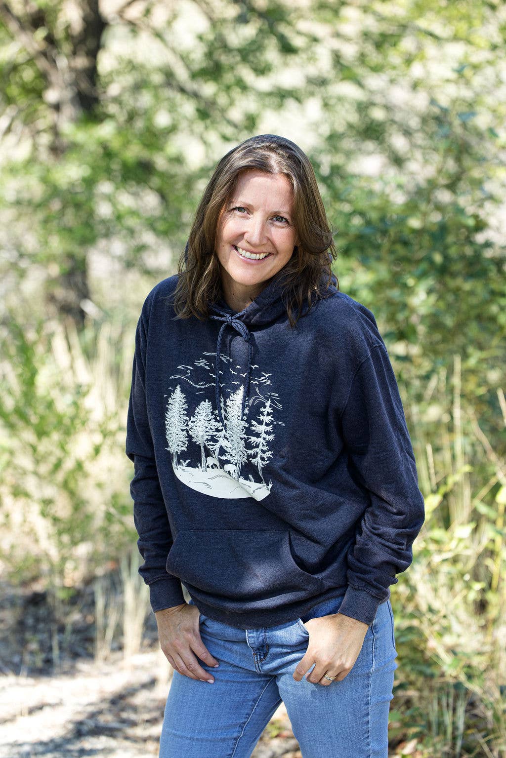 Your Green Kitchen - Wholesale Hoodie - Dames - Sweatshirt/Deer & Pines/Hoodie1