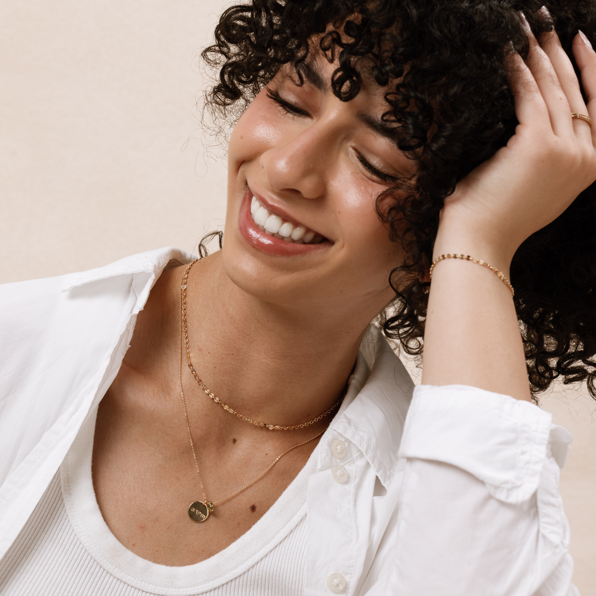 Gold Filled Mini Poppy Choker Necklace for wholesale on Faire1