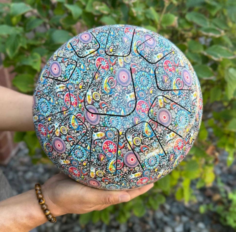 Lungta Imports - Vendita all'ingrosso Strumenti musicali - Tamburo Steel Tongue handpan musicale con borsa per trasporto17