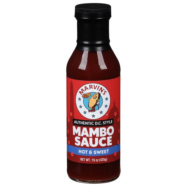 Marvin’s Authentic D.C. Style Mambo Sauce - Wholesale Sauce - Marvin's Authentic D.C. Style Mambo Sauce - Hot & Sweet