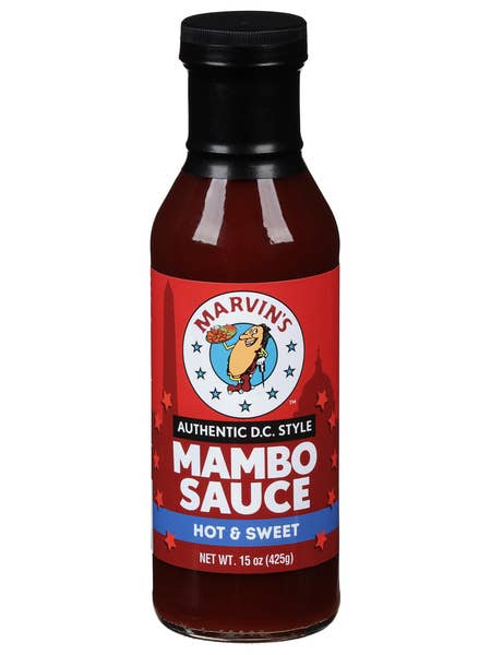 Marvins autentiske D.C.-stil Mambo-sauce - varm og sød for engroshandel hos Marvin’s Authentic D.C. Style Mambo Sauce