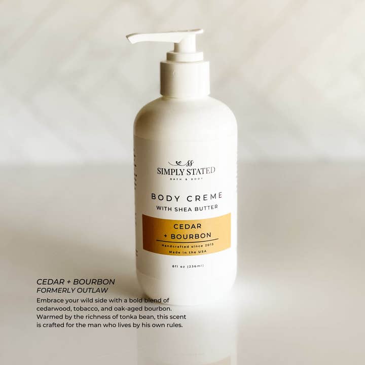 Simply Stated Bath & Body - Wholesale Body Cream/Lotion - Men's - Men’s Body Creme - Shea Butter Moisturizer8