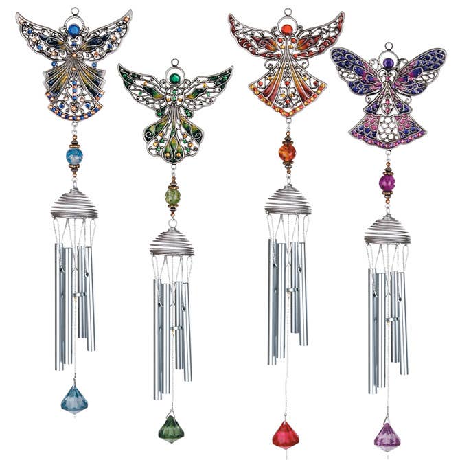 Gift & Garden by Carson - Wholesale Wind Chime - Pewterworks Angels Chimes