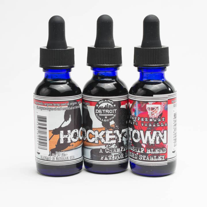 Hockeytown Bartöl für den Großhandel von Detroit Beard Collective/Beard Crate