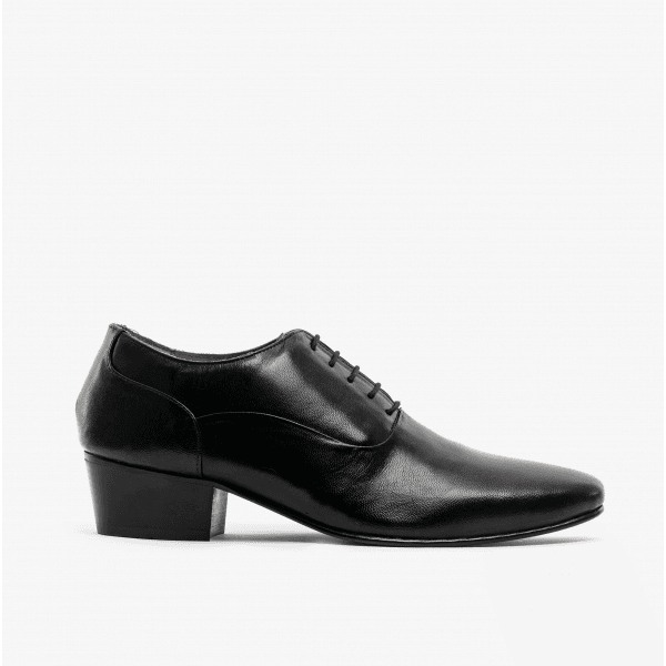 Club Cubano - Vente Richelieus – homme - Chaussures à talons cubains en cuir pour homme TONI Noir0