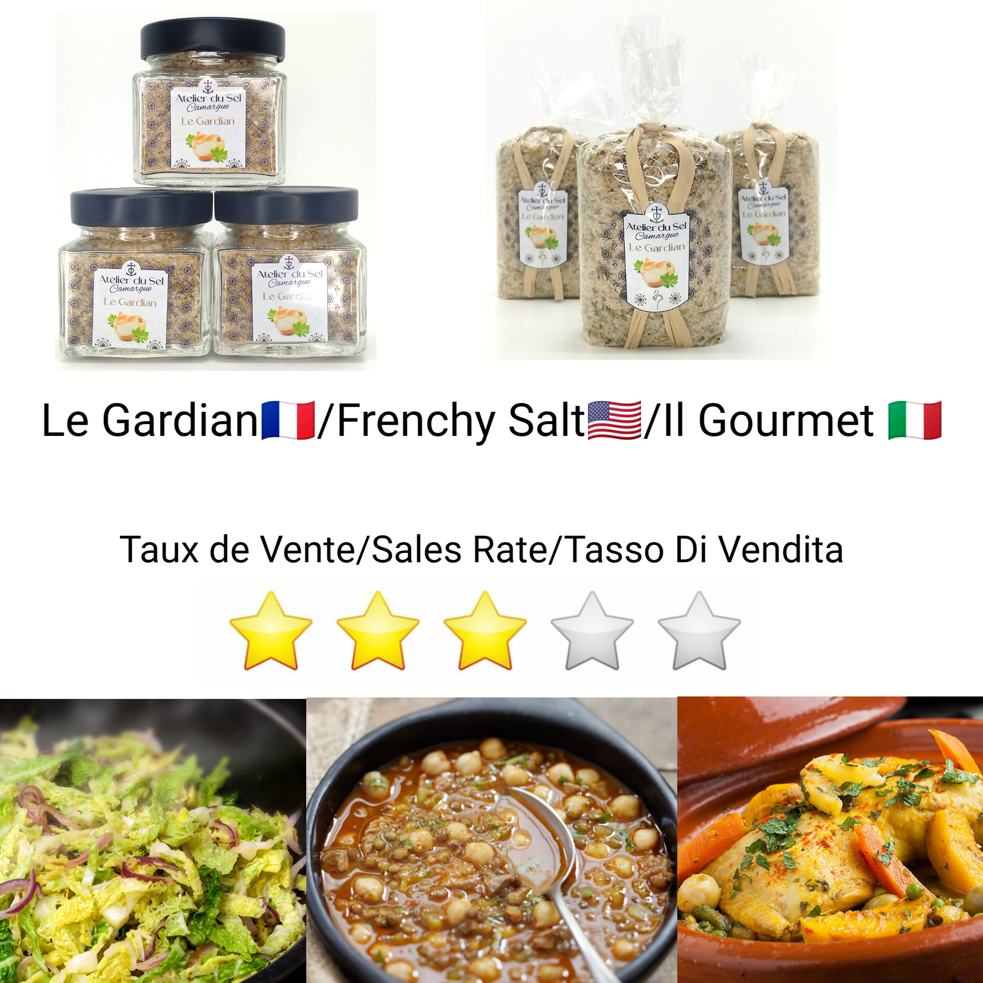 Atelier du Sel Camargue - Vendita all'ingrosso Sale - Sale “The Guardian” - 300 g2