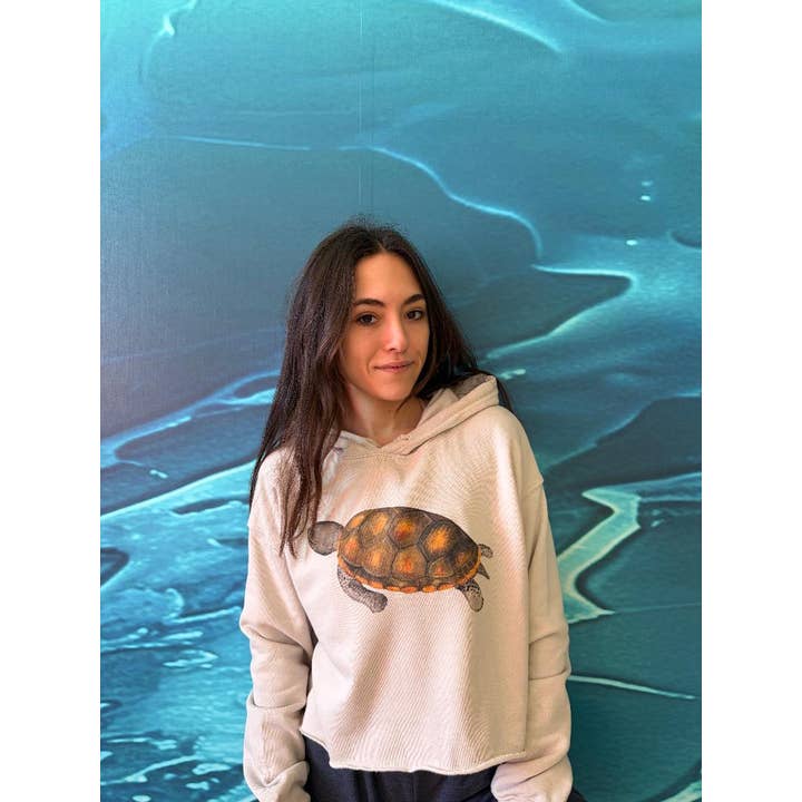 Camisola Curta Terrapin por atacado de Blue Mermaid Art