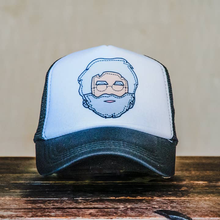 Trucker Hat | Håndtrykt | Jerry | Sort Hat for engroshandel hos In Blue Handmade