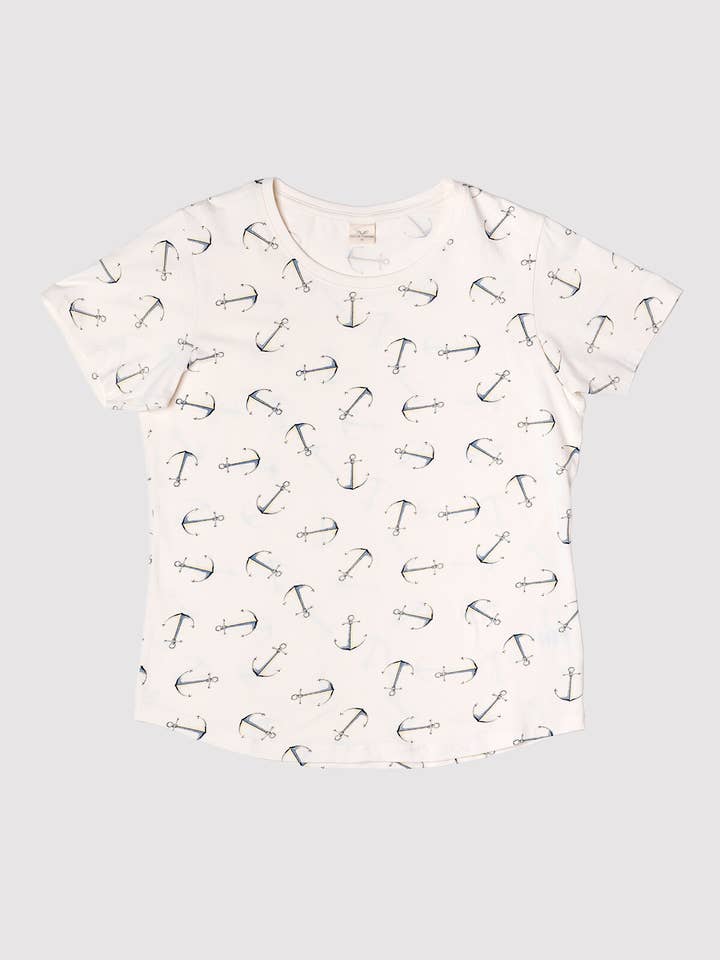 Seas the Day Maglietta Donna - MMLT005 per la vendita all'ingrosso da parte di MILLIE + MOOSE