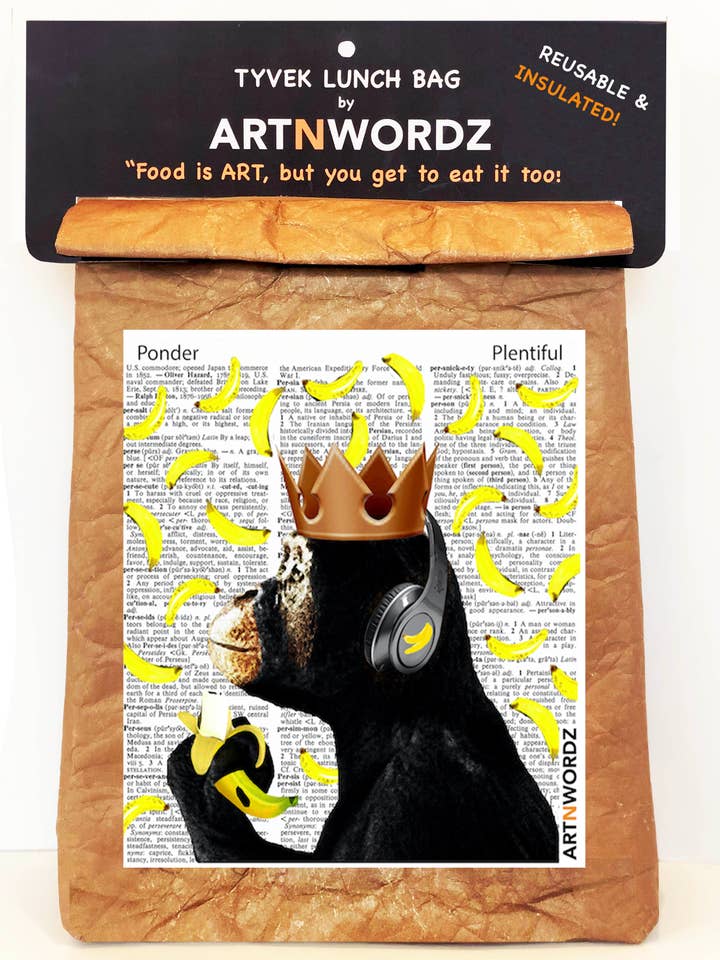 BORSA DA PRANZO BANANA DREAM SKY per la vendita all'ingrosso da parte di ARTNWORDZ LLC