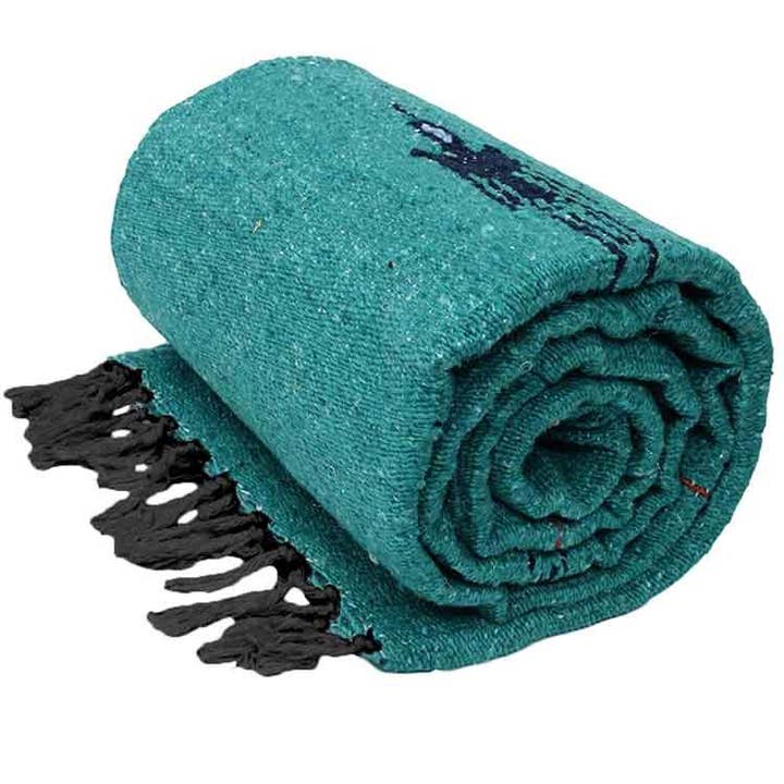 West Path - Wholesale Throw blanket - Turquoise Baja Thunderbird Blanket2