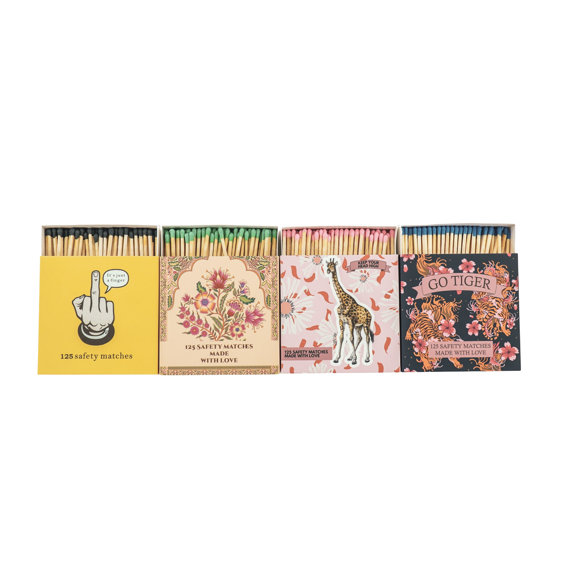 Housevitamin bv - Wholesale Match Holder - Matchbox - Lucifer Box Giraffe- Pink - 11x11x3cm7