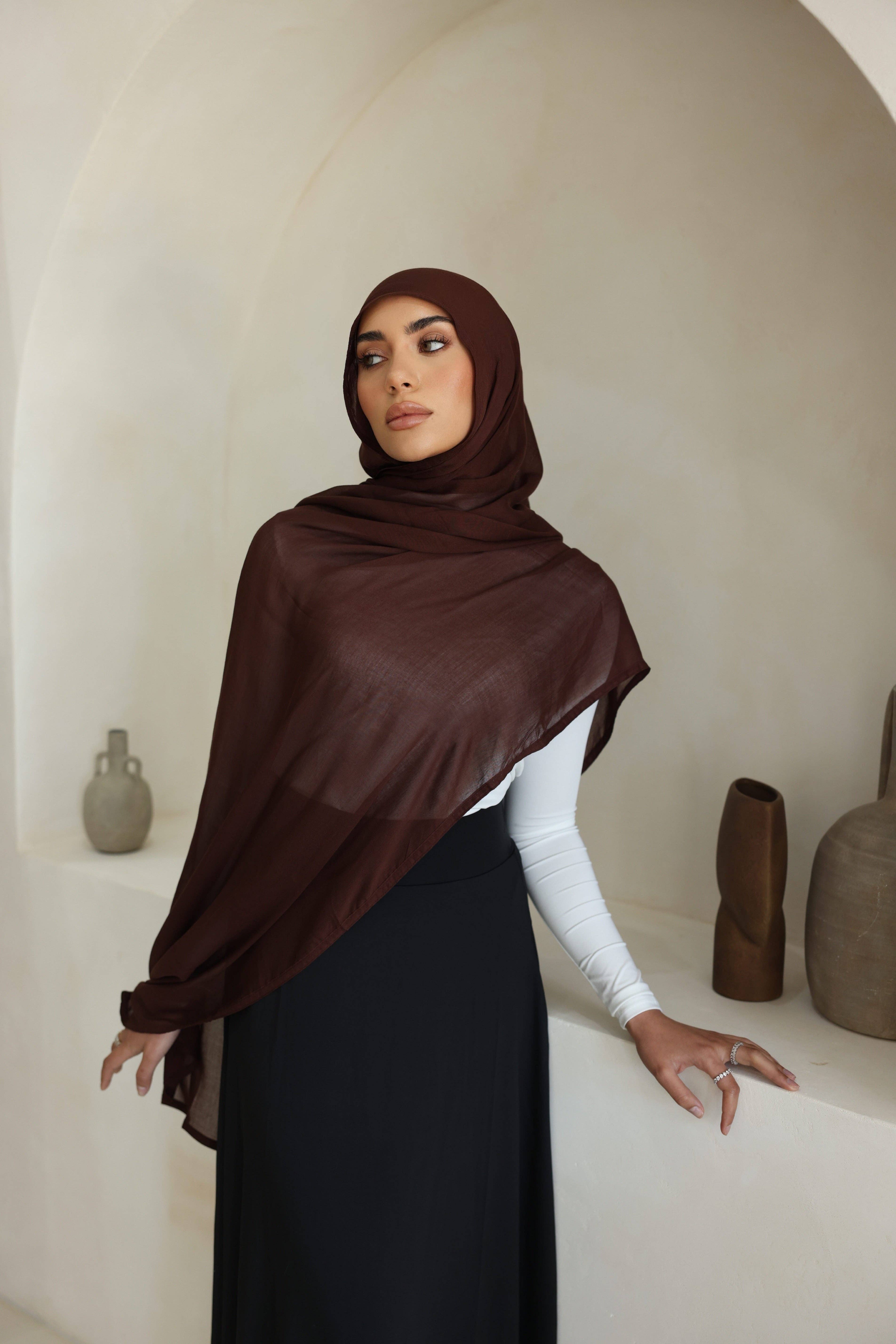 Mod Squad - Wholesale Hijab – Women’s - Luxe Double Stitch Hijab Saffron2
