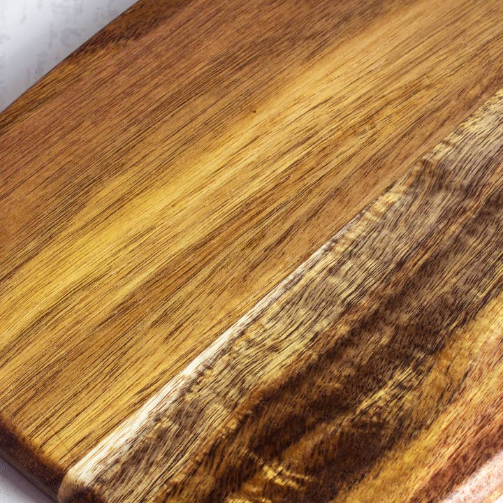 Totally Bamboo - Wholesale Cheese Board - Rock & Branch® Acacia Wood Charcuterie Serving Paddle Board4