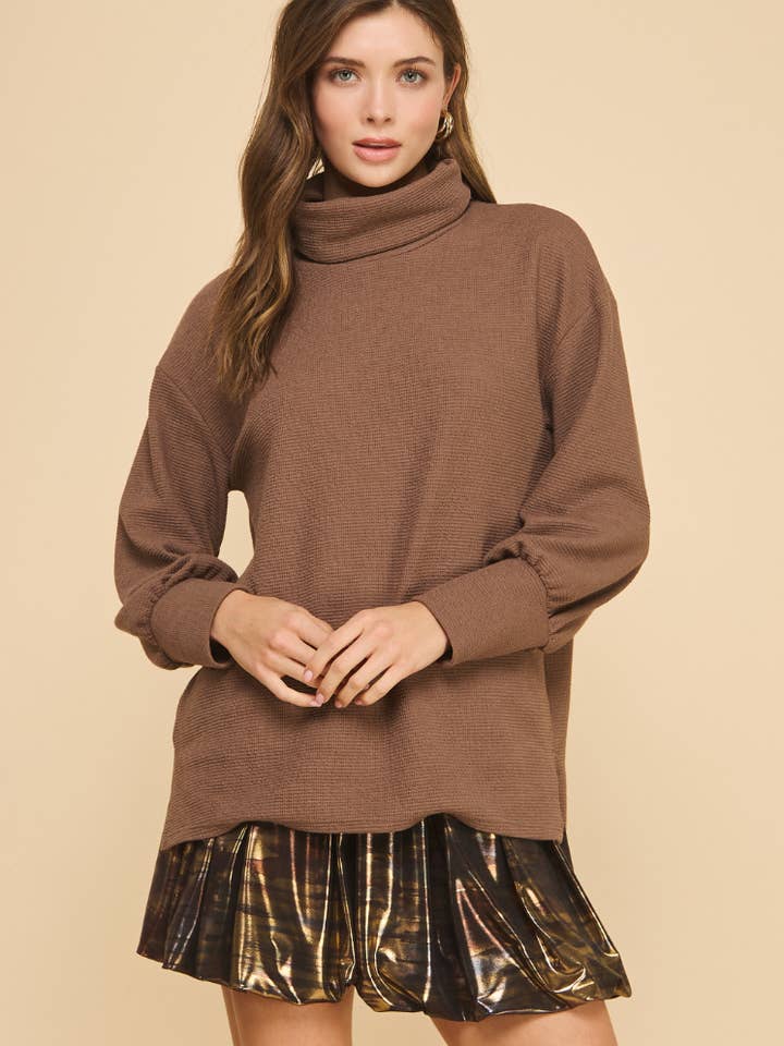 IST1271A Pull Glitz Marron pour la vente par If She Loves
