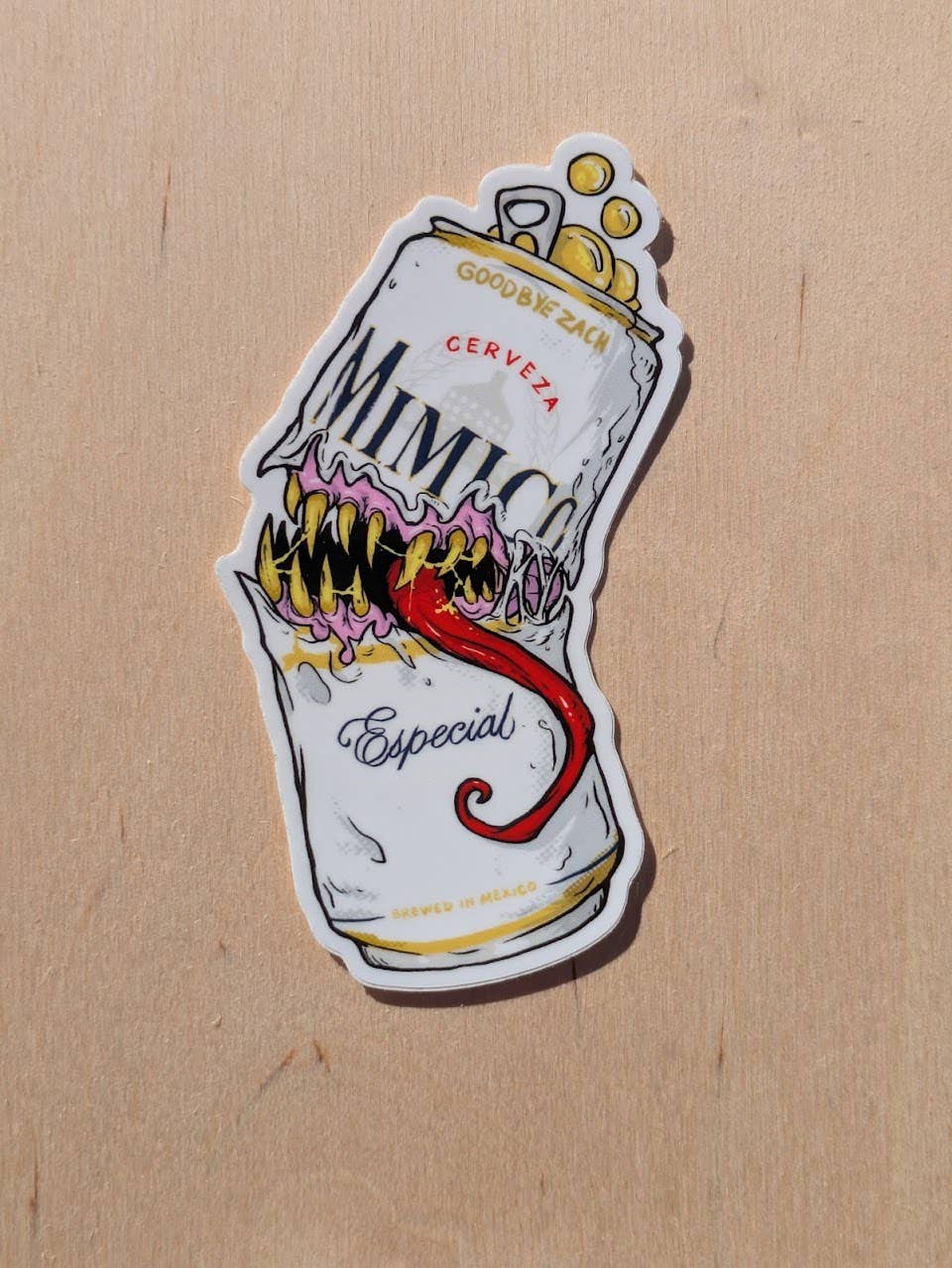 Goodbye Zach - Wholesale Sticker - Mimico Beer | Vinyl Sticker | Food Monster