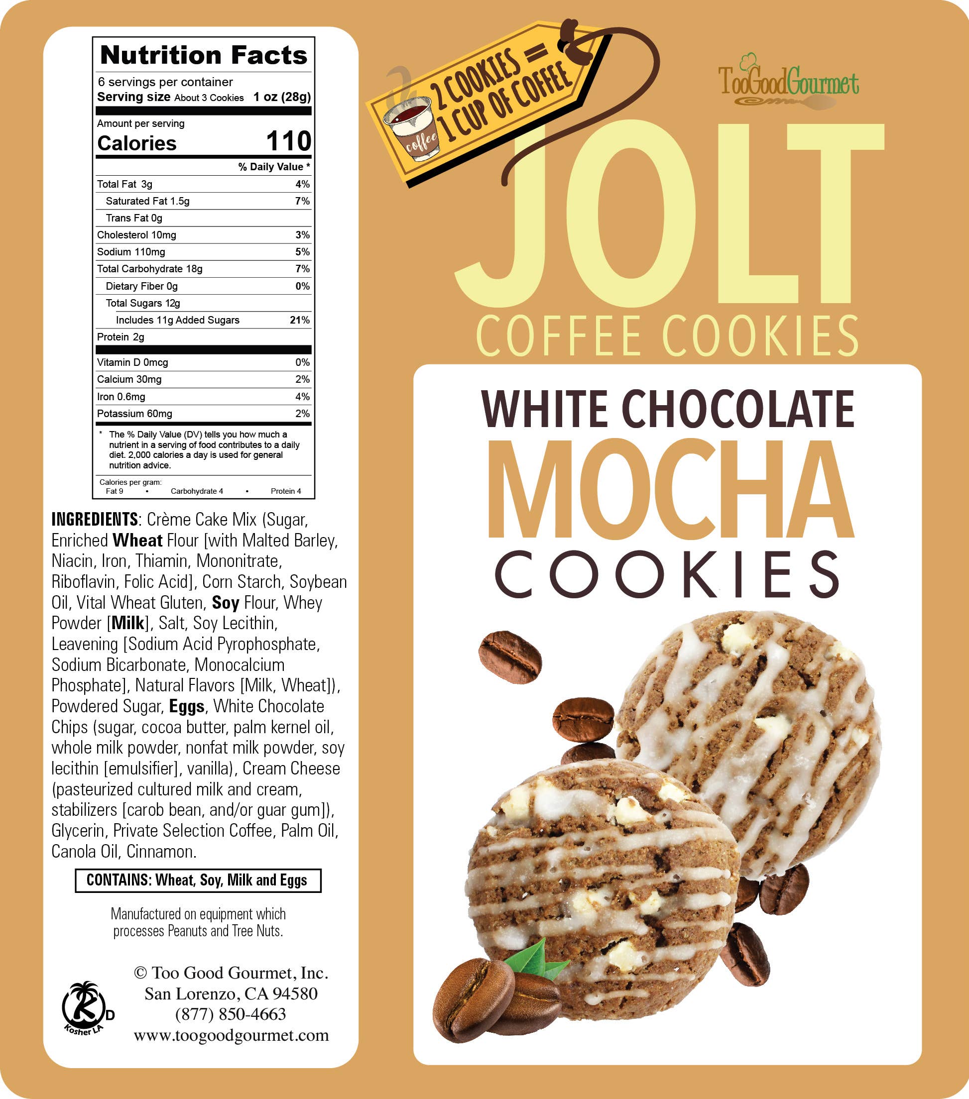 Too Good Gourmet – Engroshandel Cookie – Kaffeelsker Cookies – Saltet Karamel Mocha & Espresso Mocha1