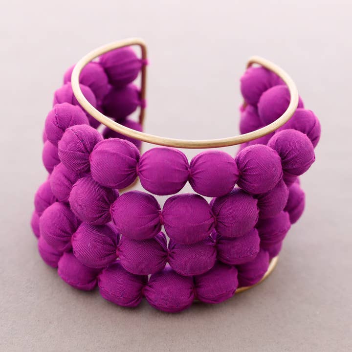 Adjustable Bracelet with Coated Beads for wholesale by Sonata