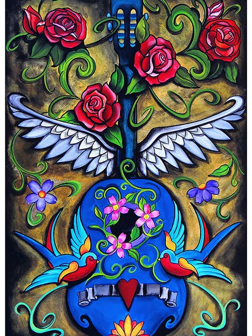 Song Bird - Art Print for wholesale by Black Market Art