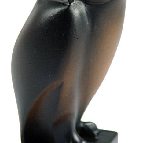 Statue miniature figurine chouette pompon art de poche tournant la tête pour la vente par Museum Wholesale Inc