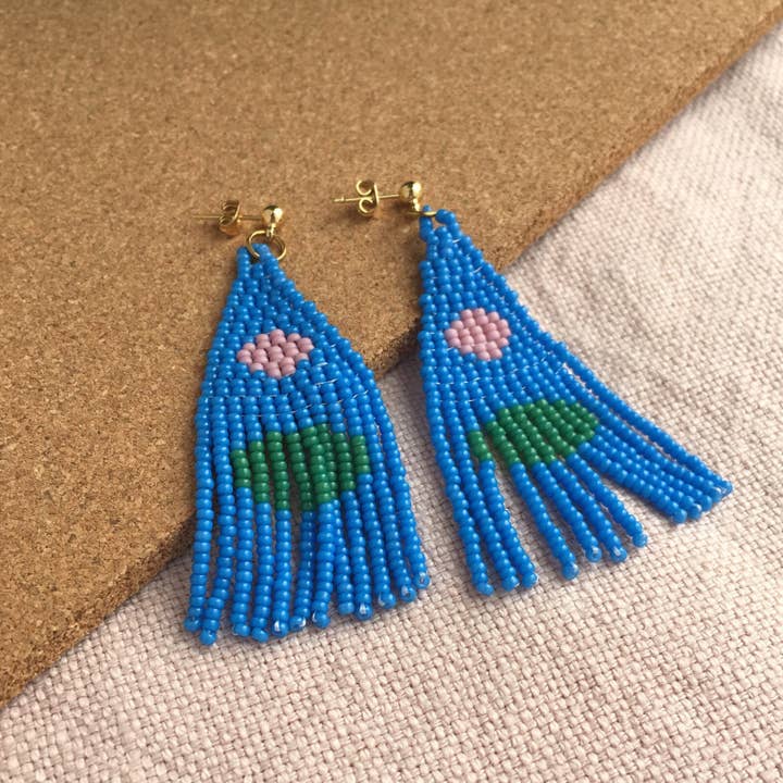 Loela – wholesale Tassel earrings – Fringe Earrings4