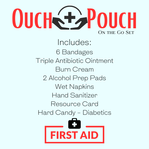 Tiny Sparrow Designs - Vente Trousse de premiers secours - Ensemble Ouch Pouch à emporter3