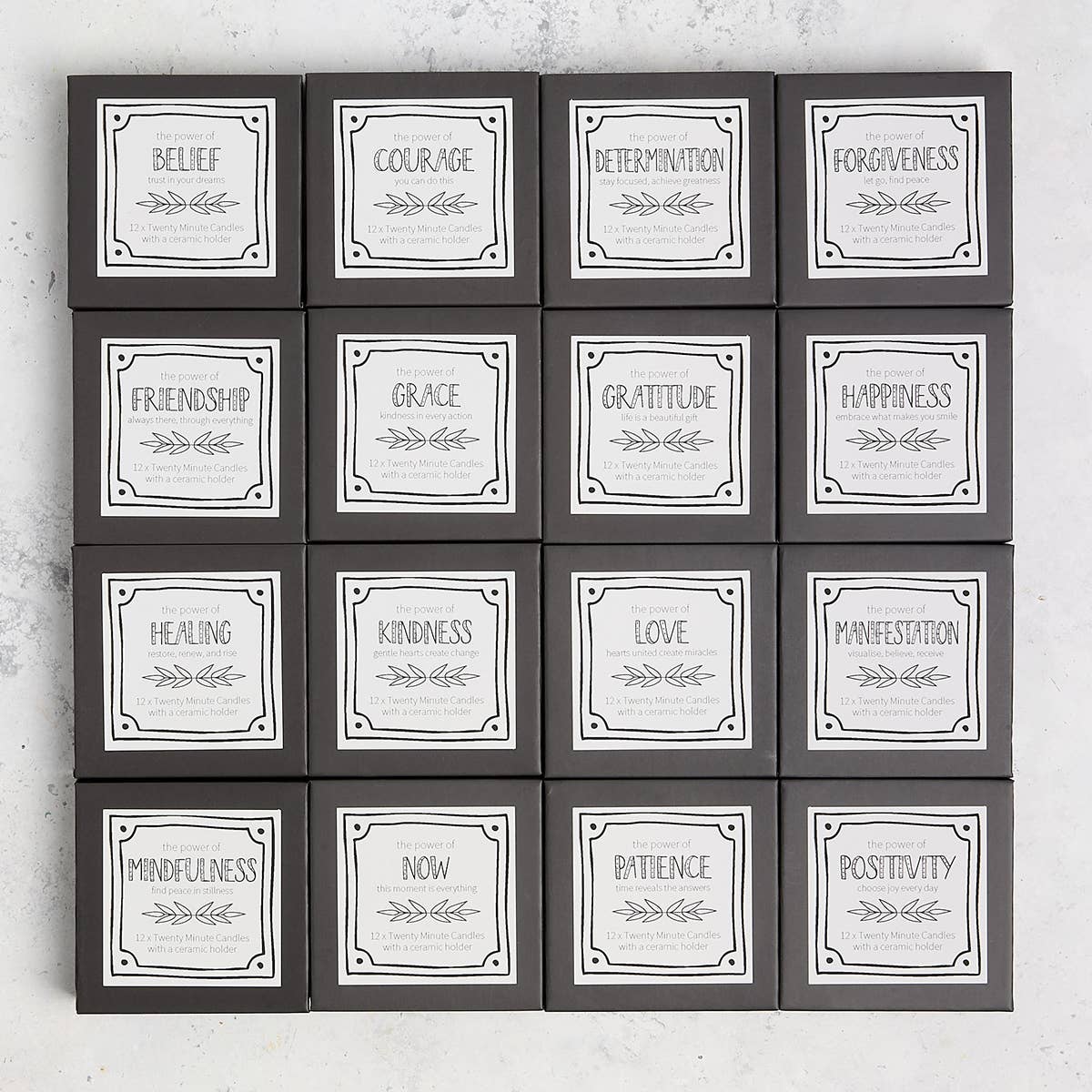 Cotton & Grey - Wholesale Tapered Candle/Candlestick - The Power of Healing Candles3