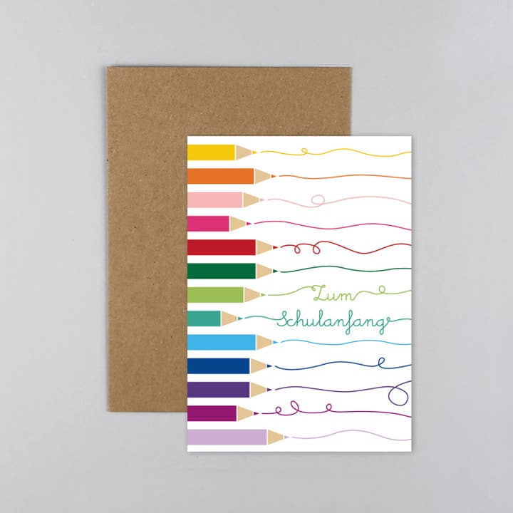 First school enrollment card Samuel for wholesale by Kunst an Papier