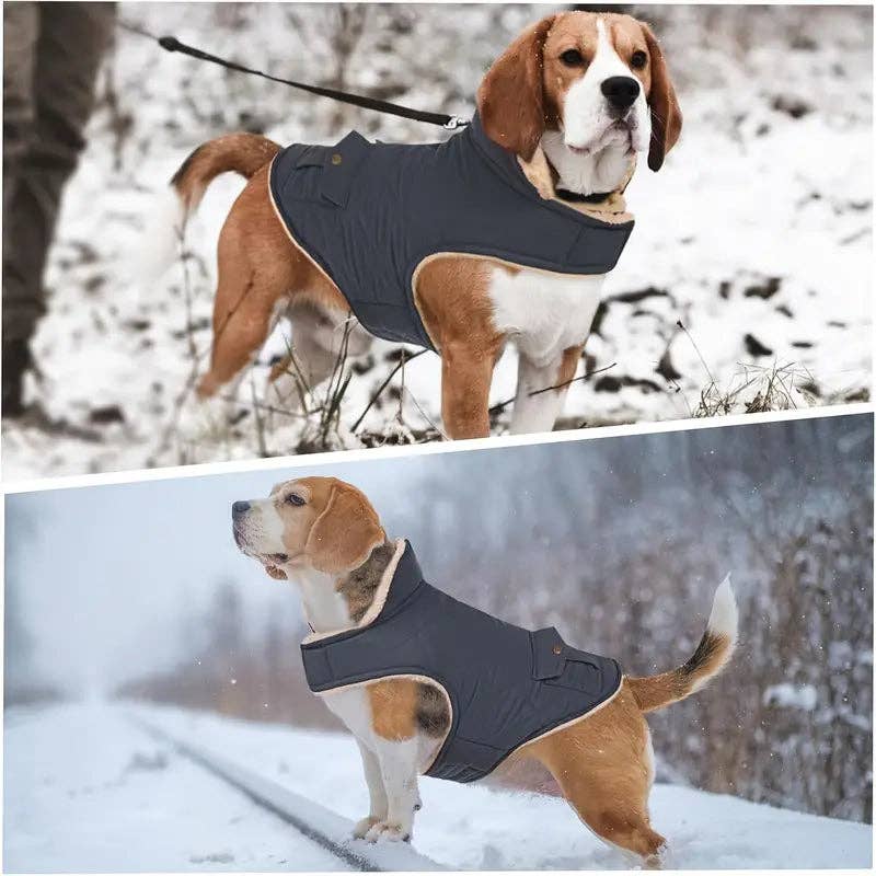 The Dapper Dog Club - Wholesale Pet Coat - Dog - Luxury Recycled Polyester Waterproof Dog Coat - Navy1