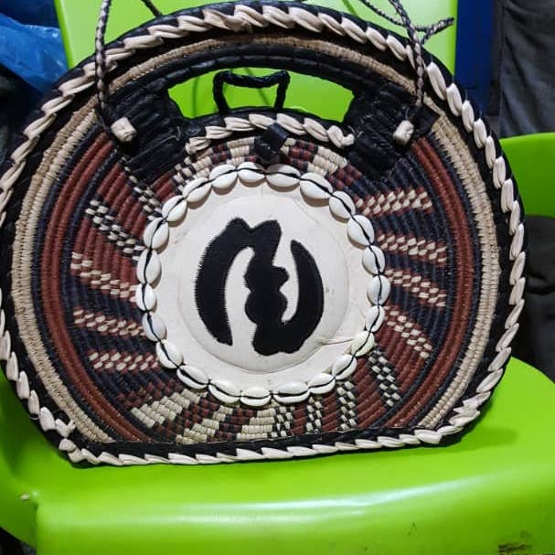 Elimicah - Wholesale Top Handle Bag - Women's - Flat Bottom/Round Top/Burkina Faso Purse/ Burkina Raffia Bag