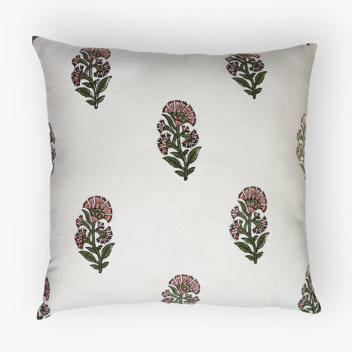 Begum Pure Linen Throw Pillow Cover for wholesale by Banyan & Birch