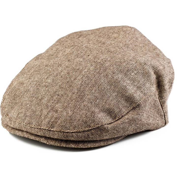 Berretto da bambino Born to Love Tan Jeff Hat Vintage Driver Tweed Flat Pageboy Kid Kid per la vendita all'ingrosso da parte di Born To Love