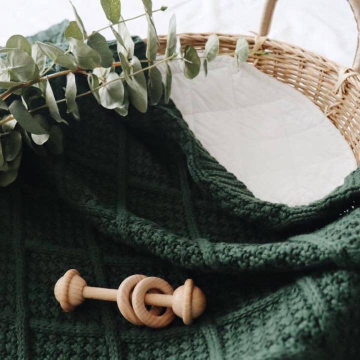 SNUGGLY JACKS - Wholesale Bedding Blanket - Kids & Baby - Forest Organic Knitted Blanket