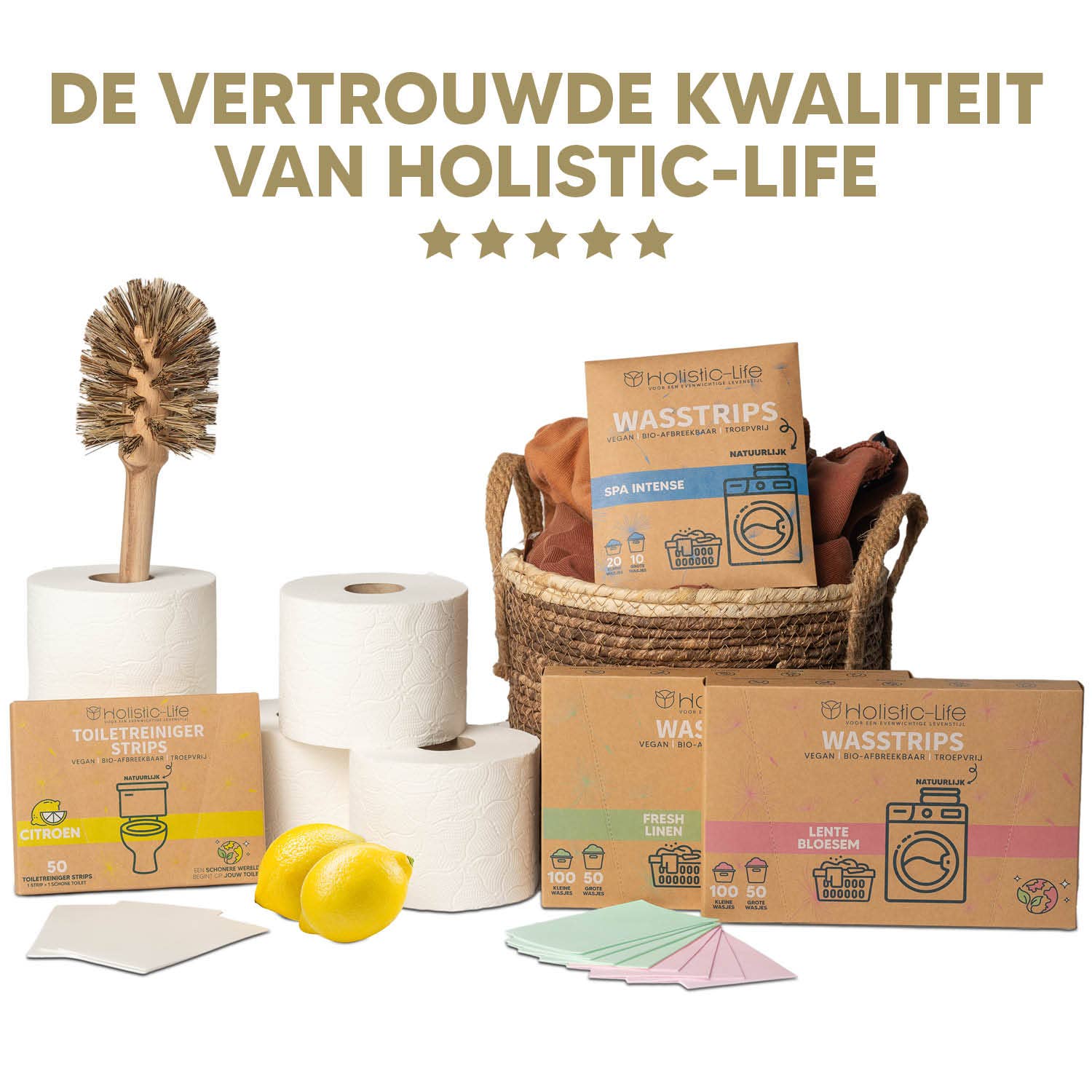holistic-life - Wholesale Wc-papier - Milieuvriendelijke Toiletreiniger Strips - 50 Vellen10