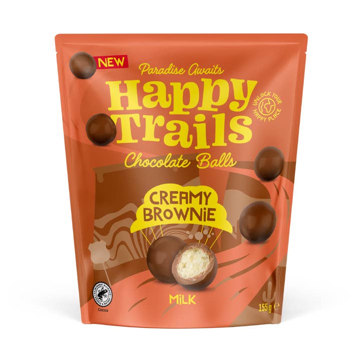 Happy Trails cremet brownie chokoladebidder for engroshandel hos Happy Trails