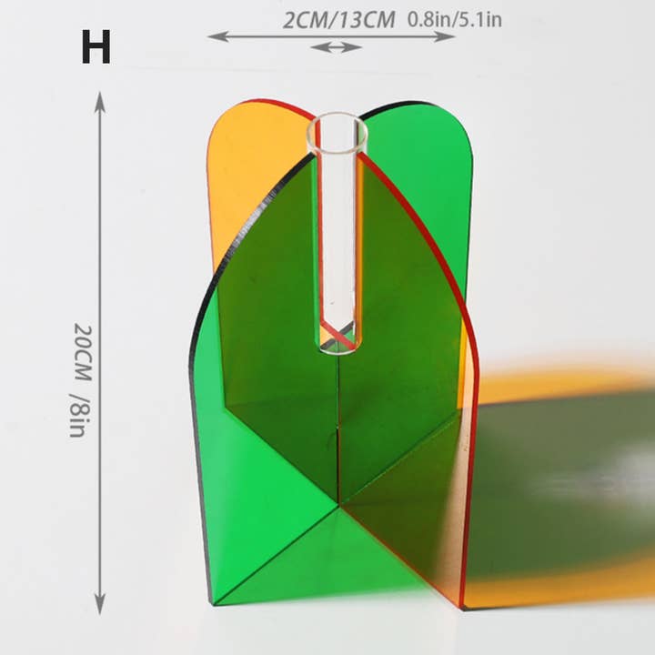 IVORE.GROUP (We cover All Import duty) - Wholesale Vase - Colorful Acrylic Flower Vase7