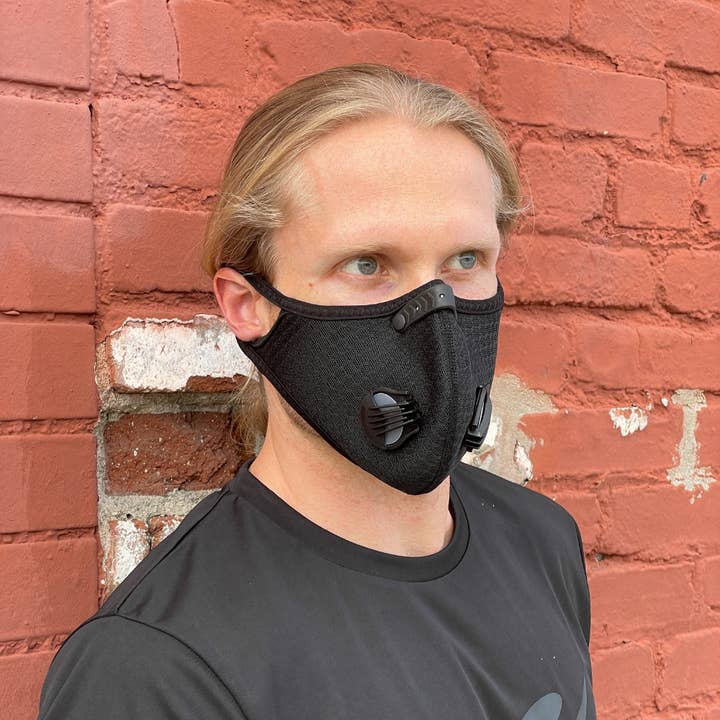 Sports Face Mask with Activated Carbon Filter for wholesale by JupiterGear