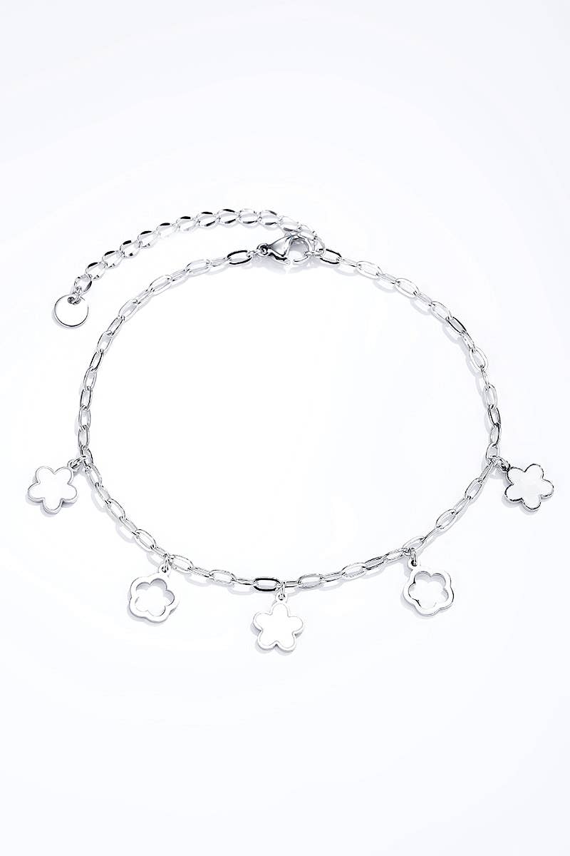 BYREN | ÉLINE L'ATELIER – Pulseira de tornozelo por atacado – Pulseiras de tornozelo em aço inoxidável 624AQ061