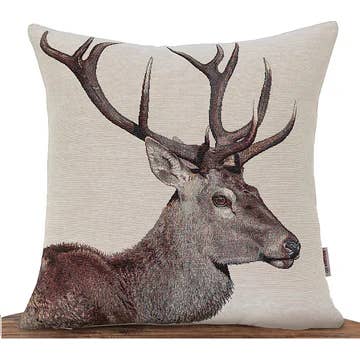 Kussenhoes HERT, Gobelin Jacquard, 45x45 cm voor wholesale door Hesta