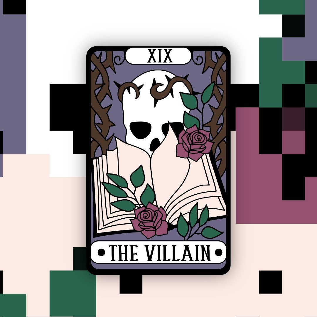 Ace the Pitmatian Co - Wholesale Sticker - The Villain Bookish Sticker1