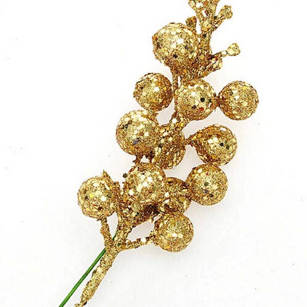 Ekartini - Wholesale Christmas decoration - 3Pcs DIY Christmas Home Decoration Xmas Flower Arrangement Wreath Artificial Berries9