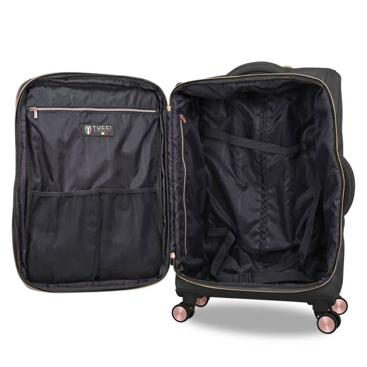 Titanio Travel Goods Group - Wholesale Luggage - Tucci Italy Traverso 3 Piece Luggage Set