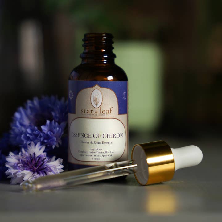 Star & Leaf Astrological Apothecary – Engroshandel Æterisk olie – Essensen af Chiron: Blomst & perle essens0