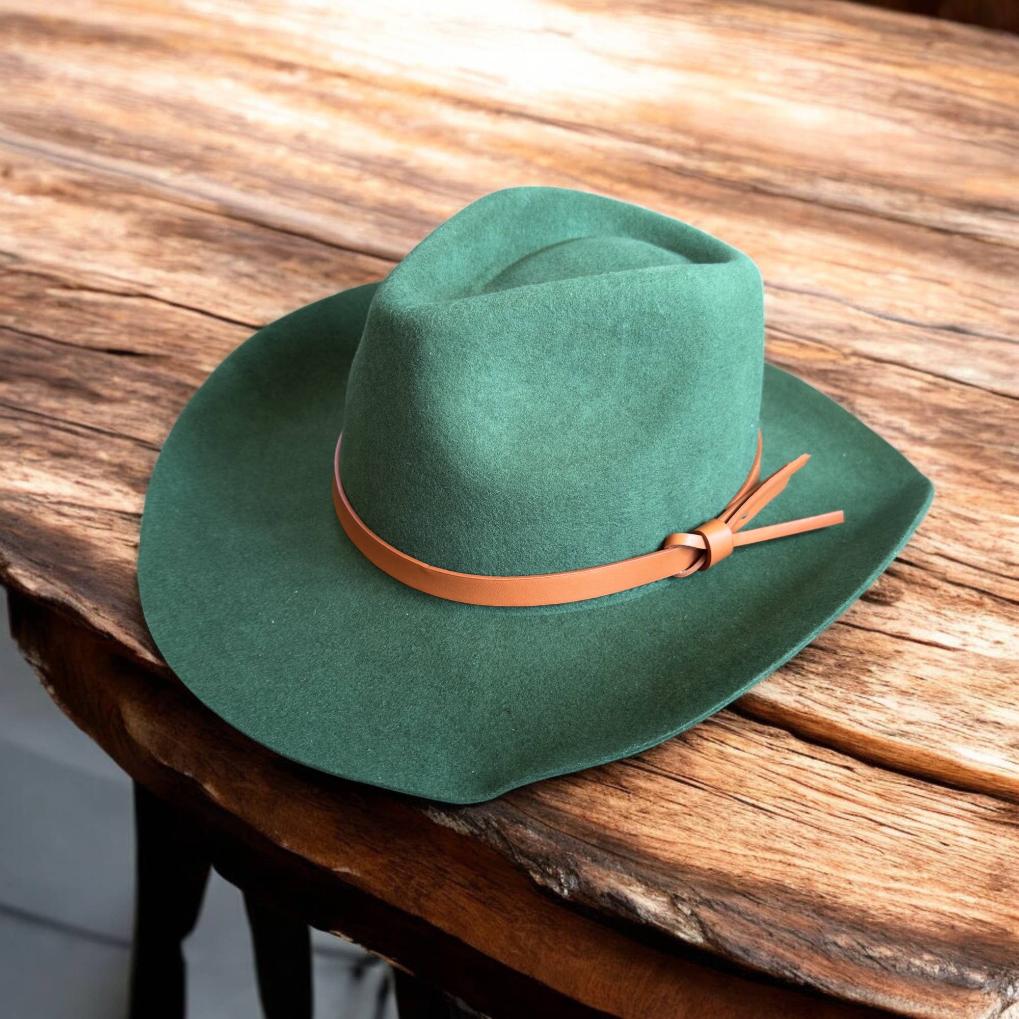Bella Betty - Vente Chapeau de cowboy – femme - Chapeau de cowboy en laine australienne de qualité supérieure avec bande en cuir26