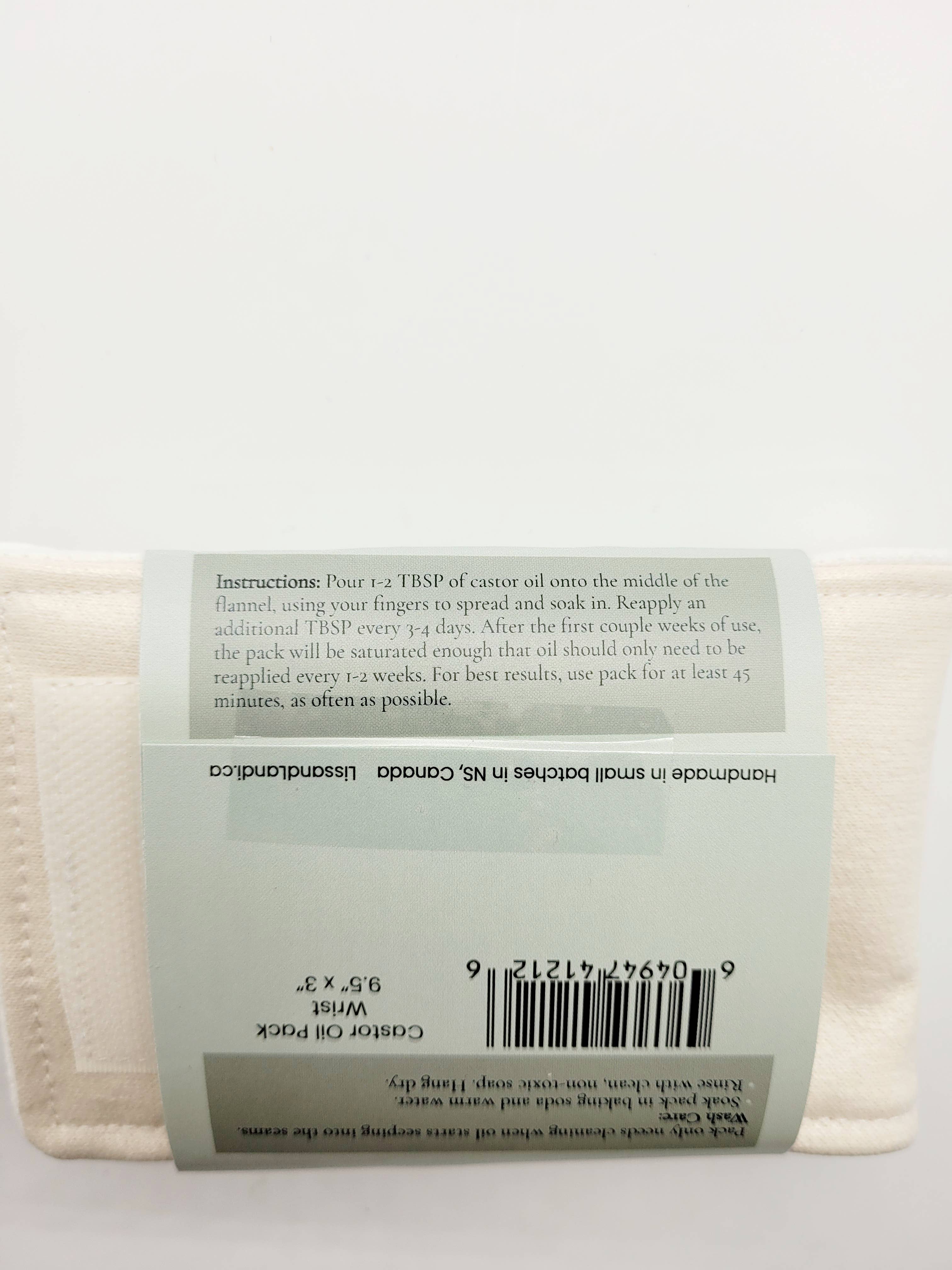 LISS & LANDI - Vente Disque de coton - Pack pour huile de ricin biologique, poignet9