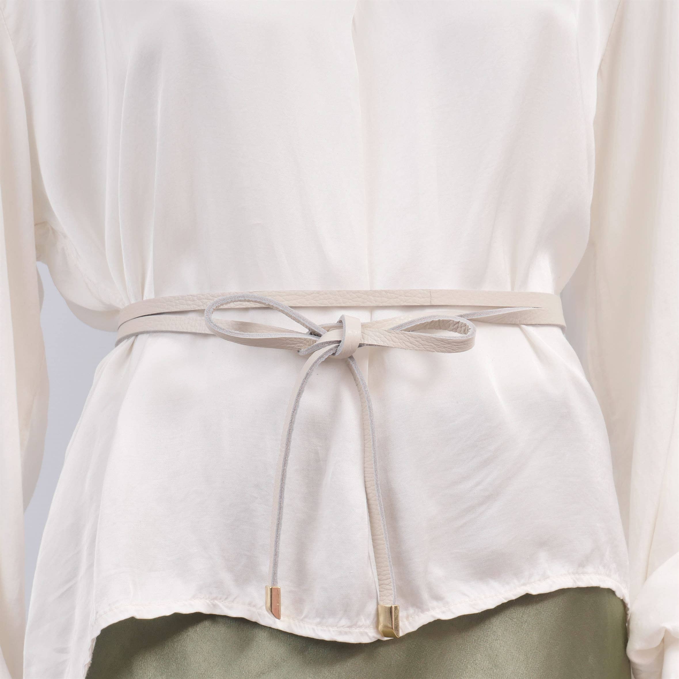 Cecile Wang - Vendita all'ingrosso Cintura - Donna - Cintura a corda in pelle BK0075